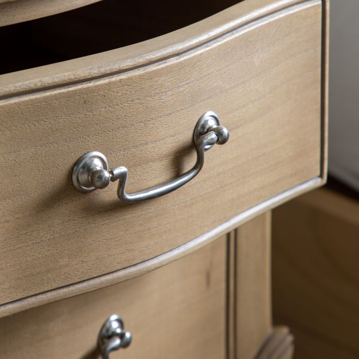 Chic Weathered Bedside Table