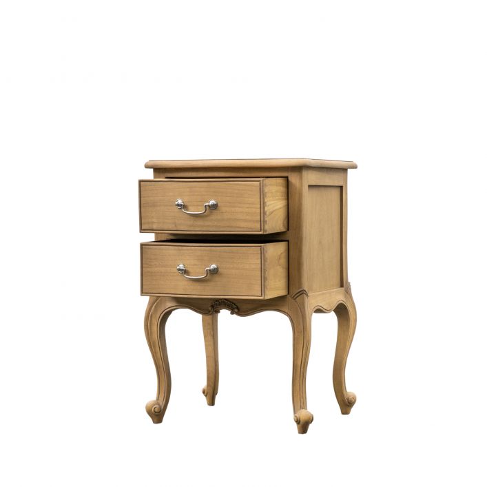 Chic Weathered Bedside Table