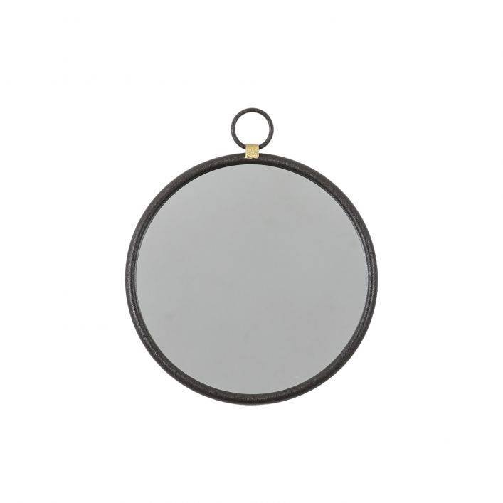 Small industrial style mirror