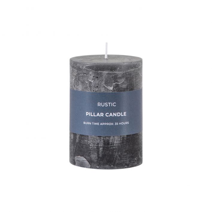 Pillar Candle Rustic 2 pack