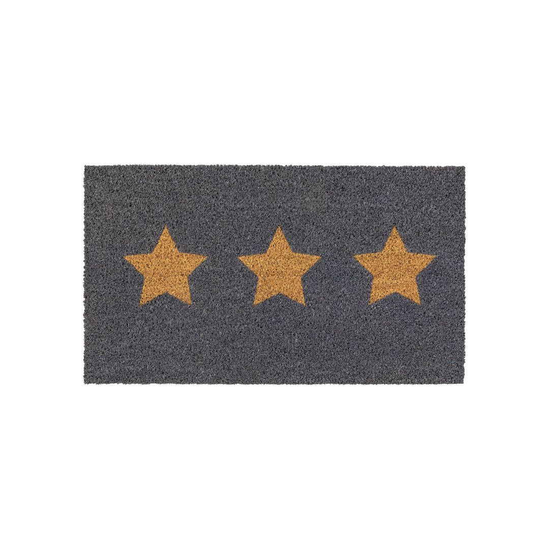 Three Star Grey Doormat