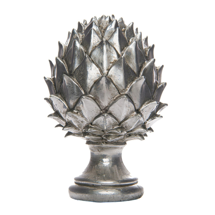 Silver Pinecone finial