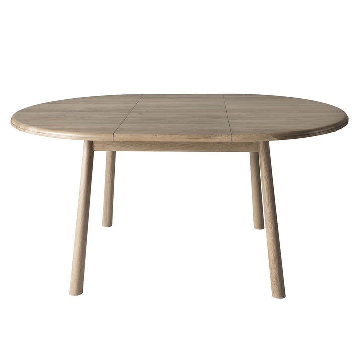 Dorset Oak Round Extending Dining Table