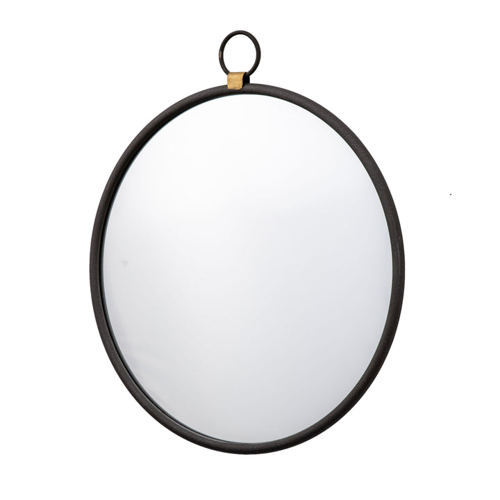 Black Loop Detail Mirror Large
