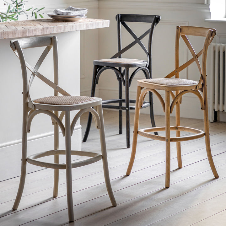 Ebony Breakfast Stool 2pk