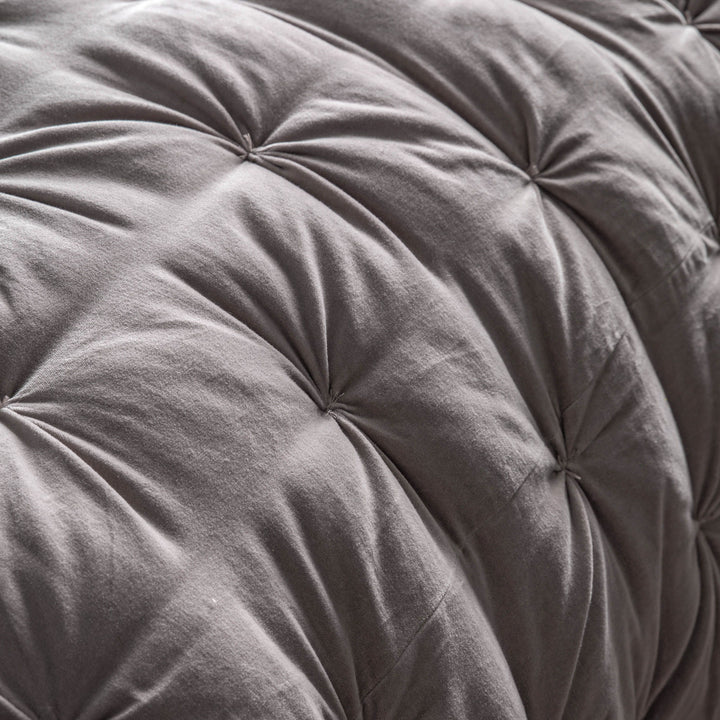 Neutral Opulent Velvet Bedspread