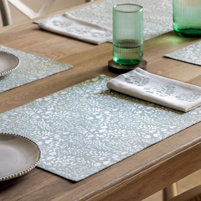 Sage Floral Placemat (4pk)