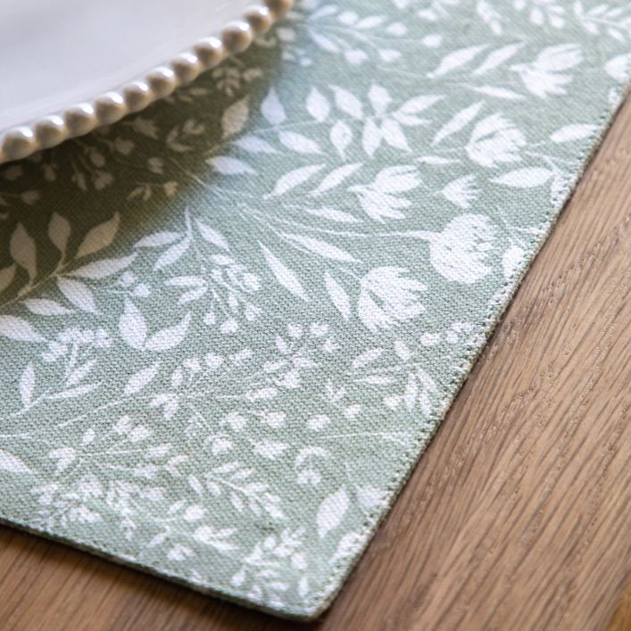 Sage Floral Placemat (4pk)