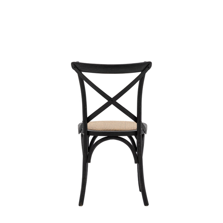 Ebony Cross Back Chair (2pk)