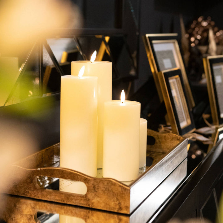 Natural Rustic LED Candle