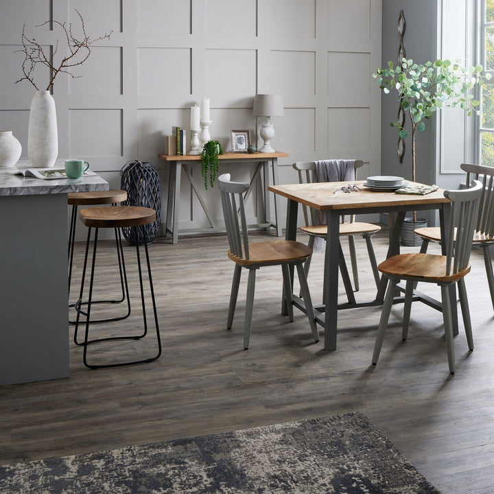 Silas Hardwood Barstool
