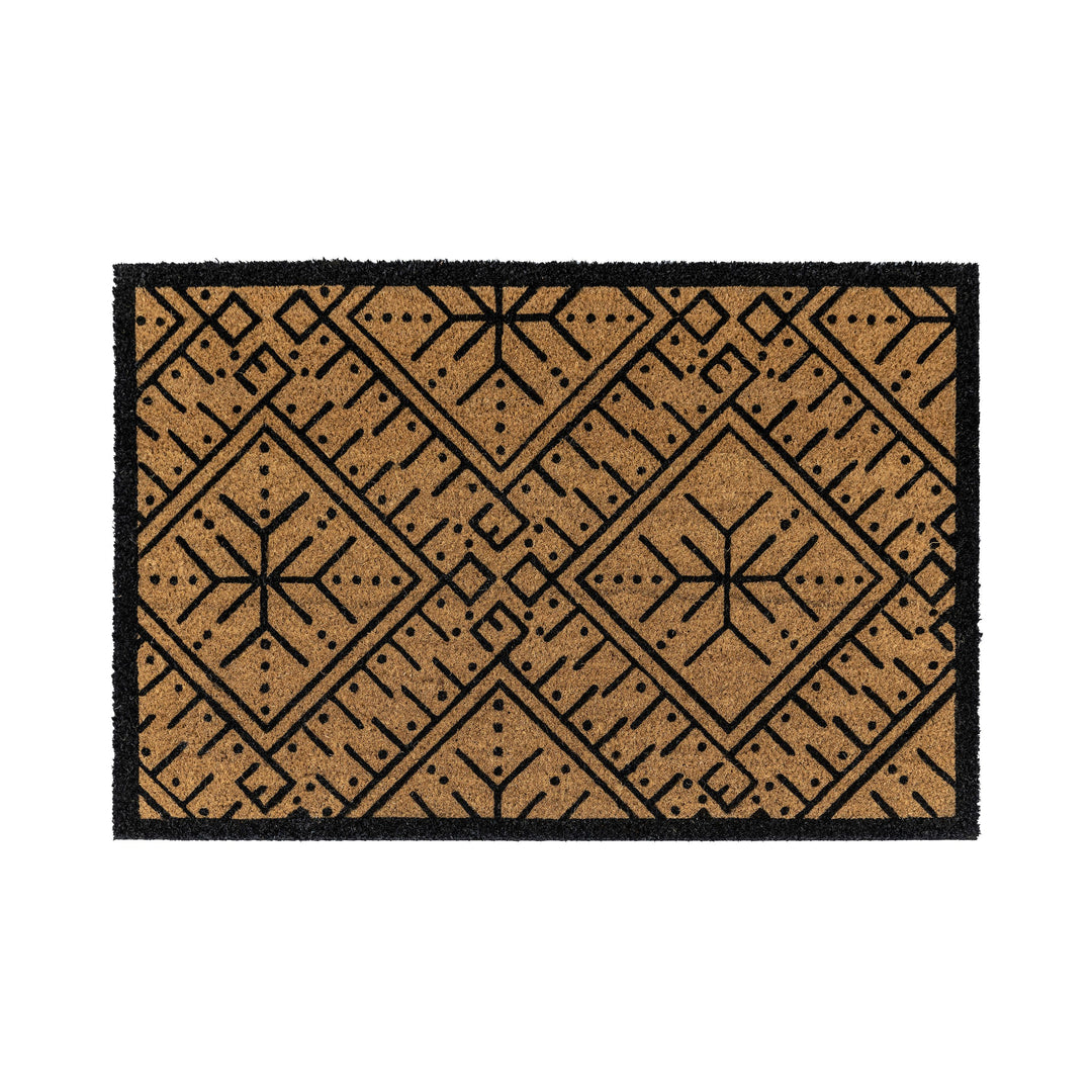 Patterned Coir Doormat