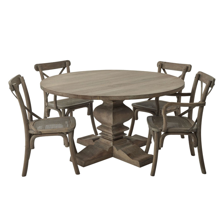 Bordeaux Collection Pedestal Dining Table