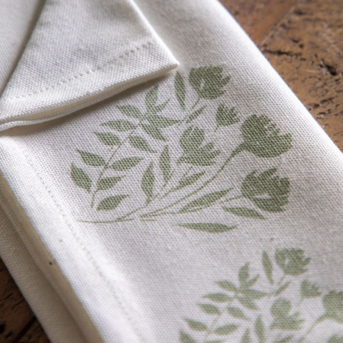 Sage Floral Napkin (4pk)