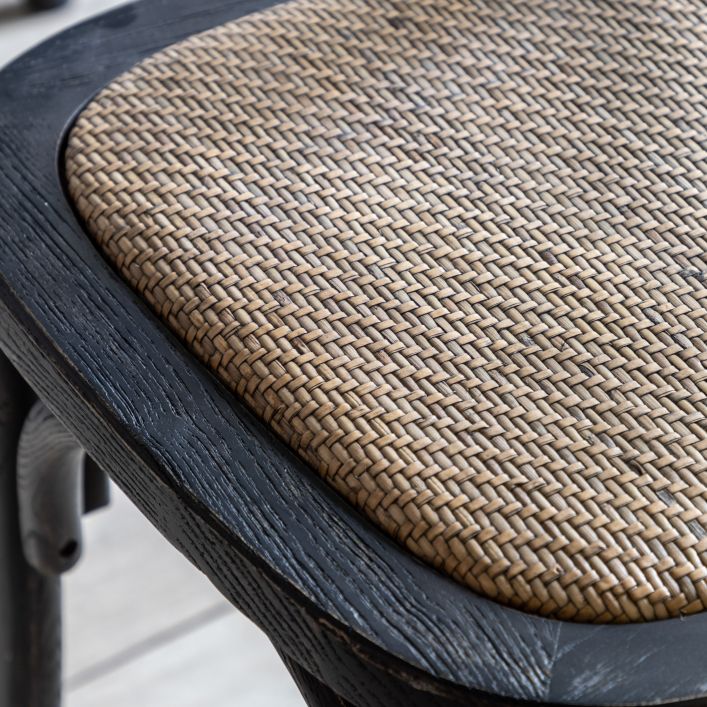 Ebony Cross Back Chair (2pk)