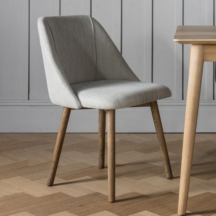 Elliot Natural Dining Chairs(Pack of 2)