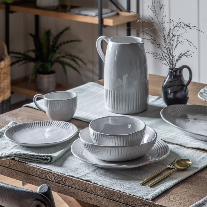 Organic Ridged Dinner Plate 4pk