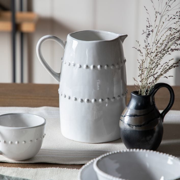 Organic Beaded Jug - Kitchen & Dining