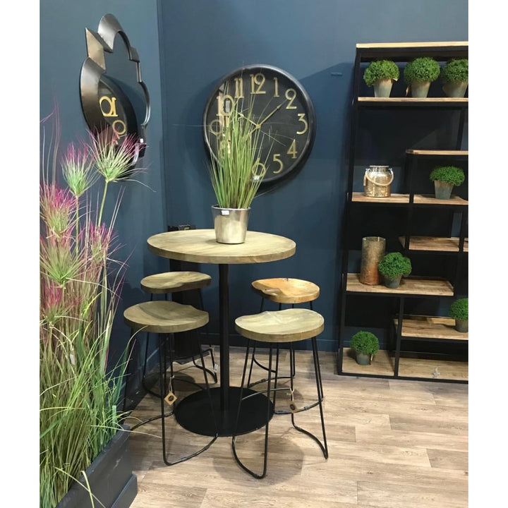 Silas Hardwood Barstool - Furniture