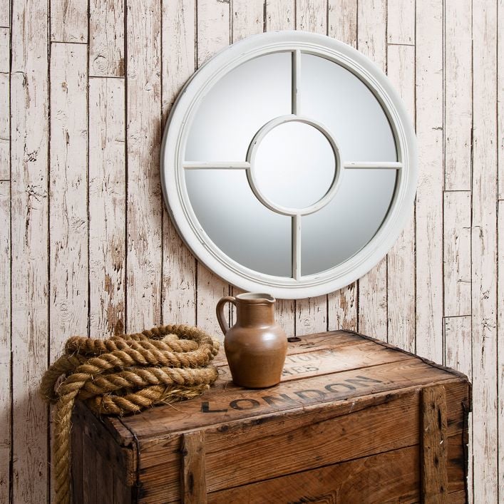 St Ives Mirror | White