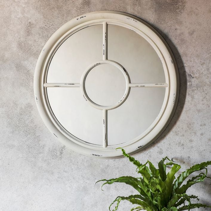 St Ives Mirror | White