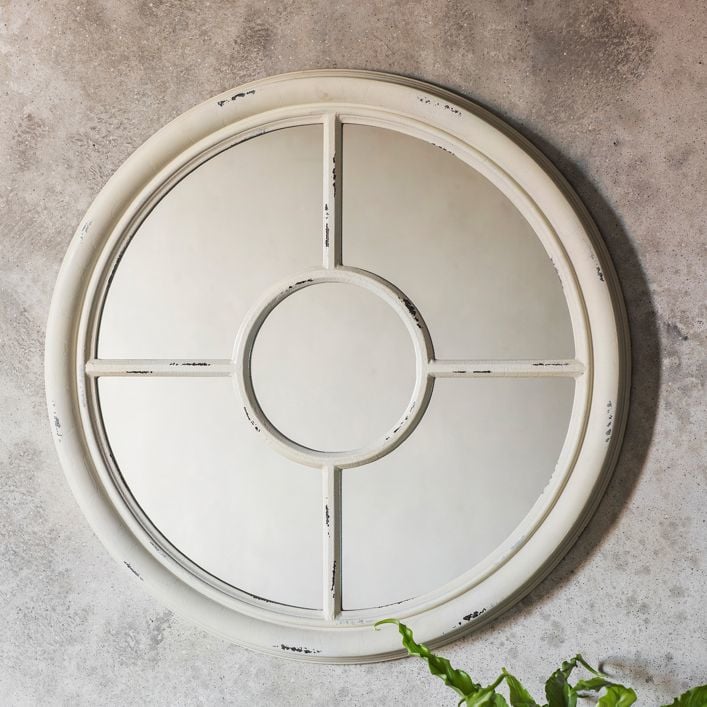 St Ives Mirror | White