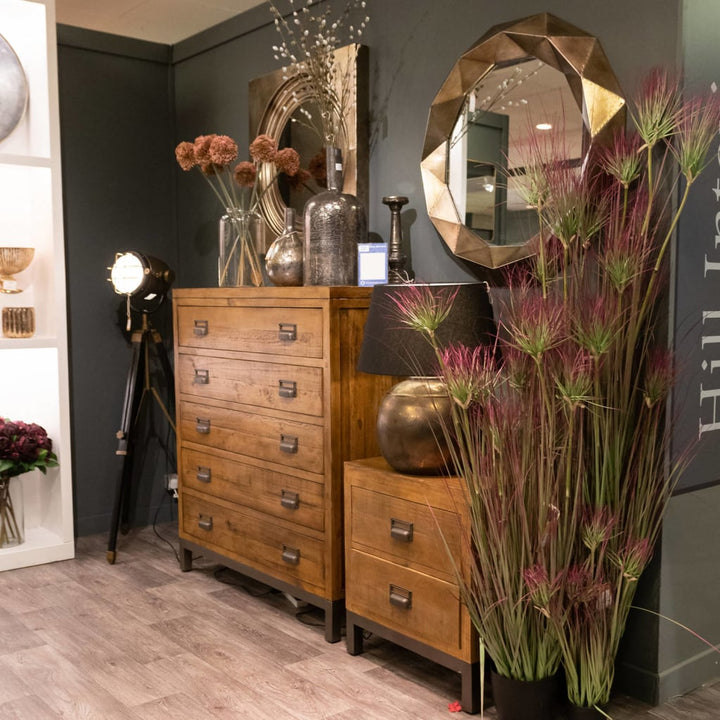 The Draftsman Collection Five Drawer Chest - Drawer & Shelf