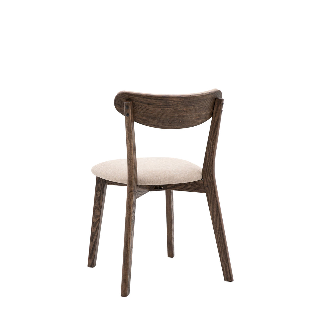 Pair Of Hatfield Fabric Dining Chair | Smoked