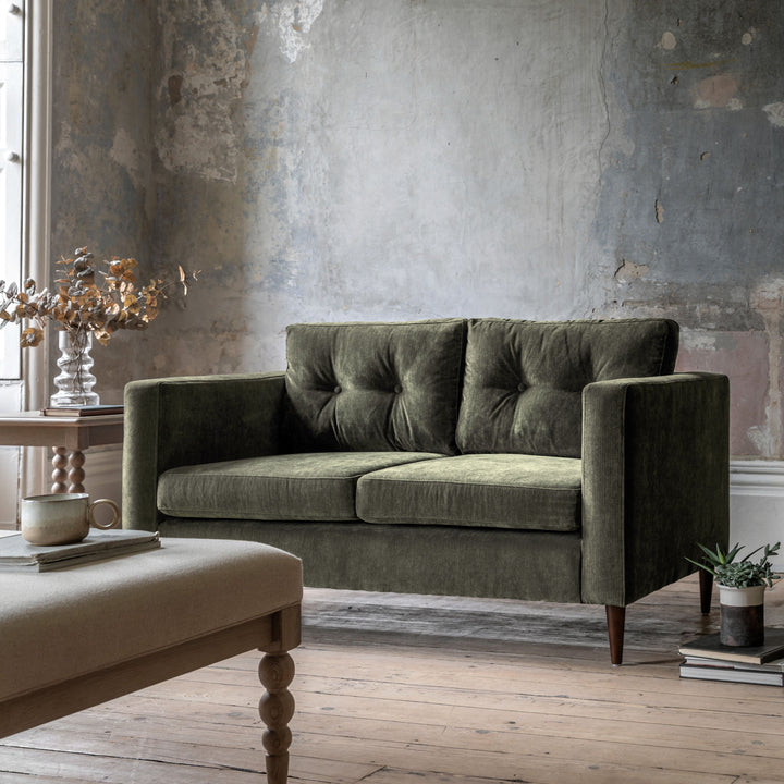 Whitwell Forest Green 2 Seater Sofa