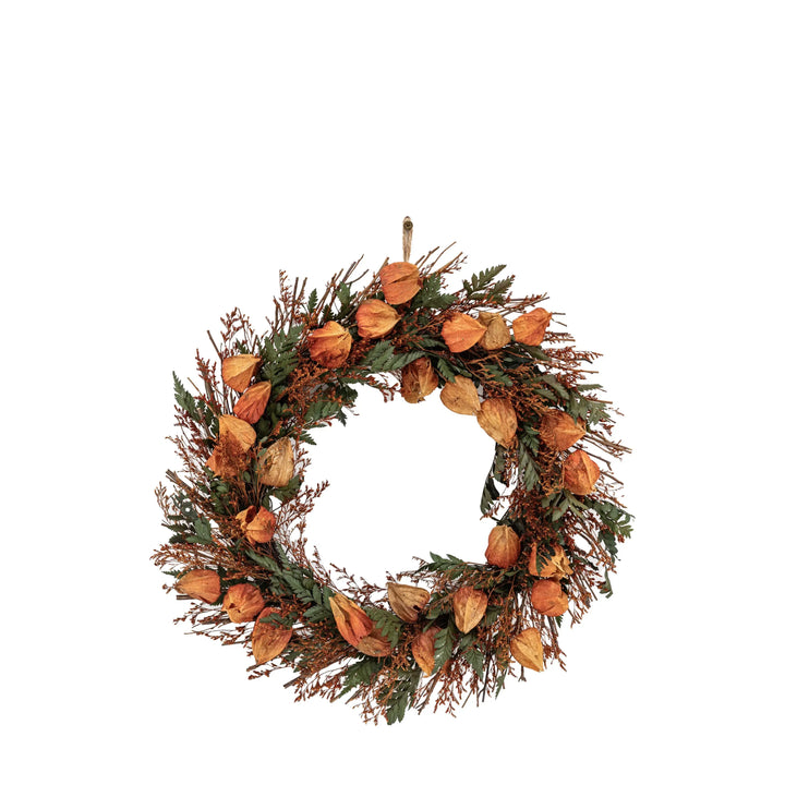 Dry Flower Wreath Rust 46cm