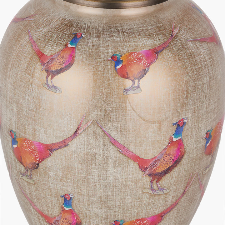 Pheasant Medium Glass Table Lamp Base