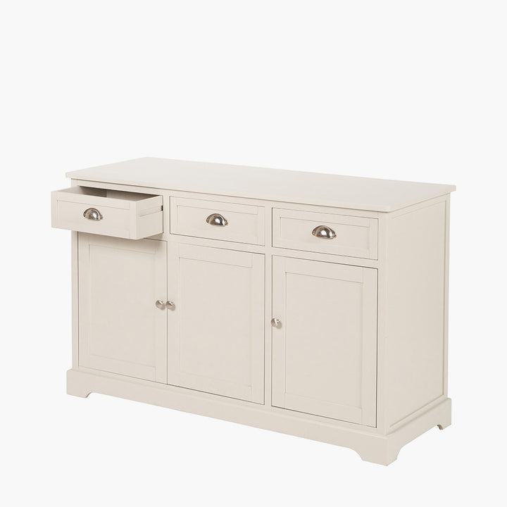 Croft Linen Pine Wood 3 Door 3 Drawer Unit