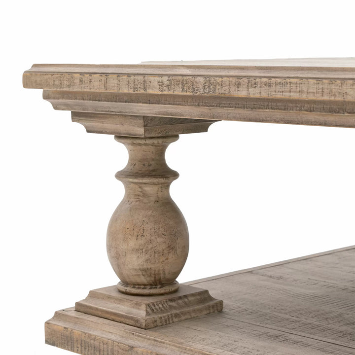 Saint Lucia Pine Square Coffee Table