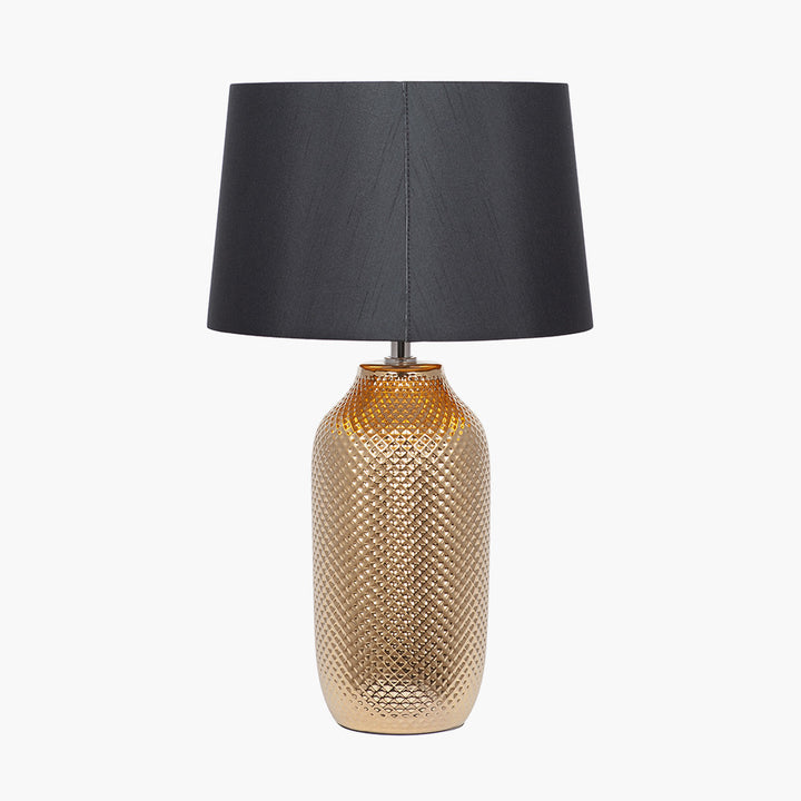 Nova Gold Textured Ceramic Table Lamp