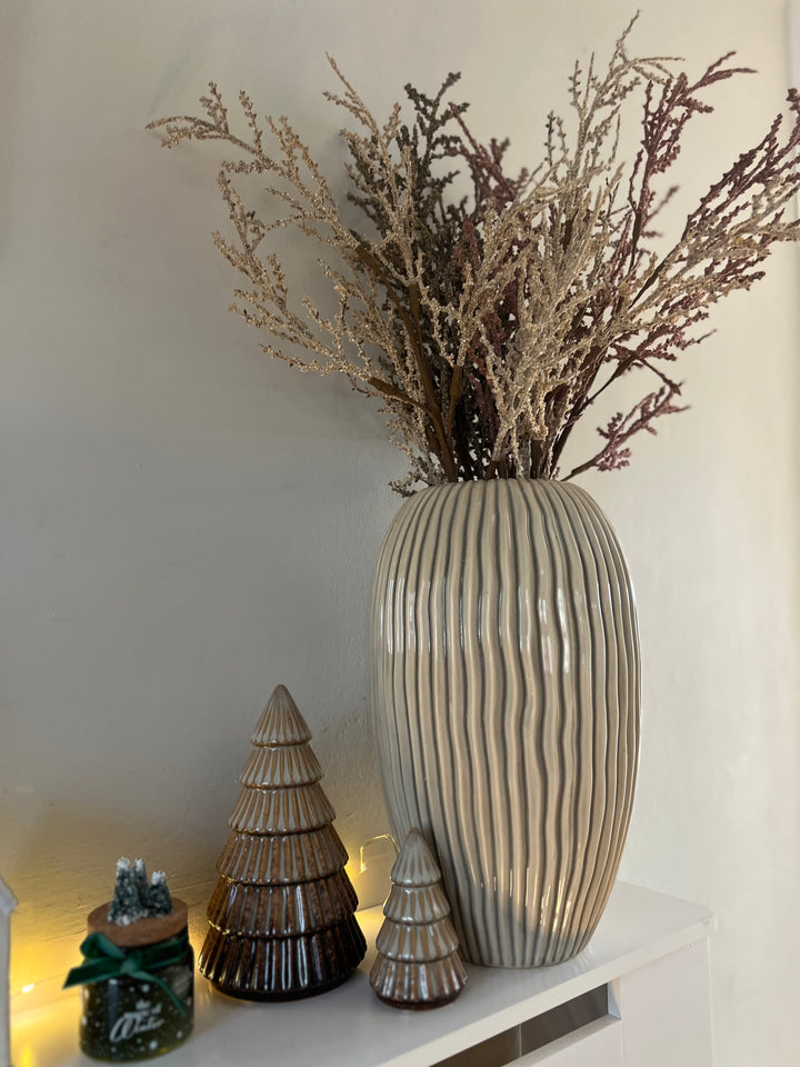 Artificial Dried Look Leaf Bunch - 70cm