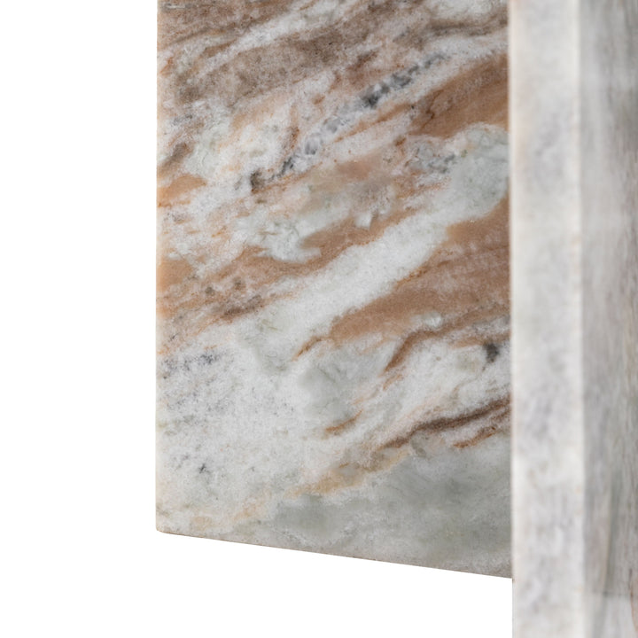 Amalfi Natural Marble Side Table