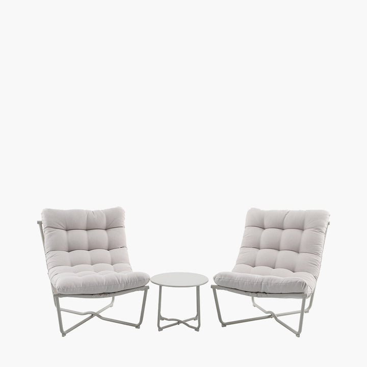 Clermont Putty Outdoor Lounging Set