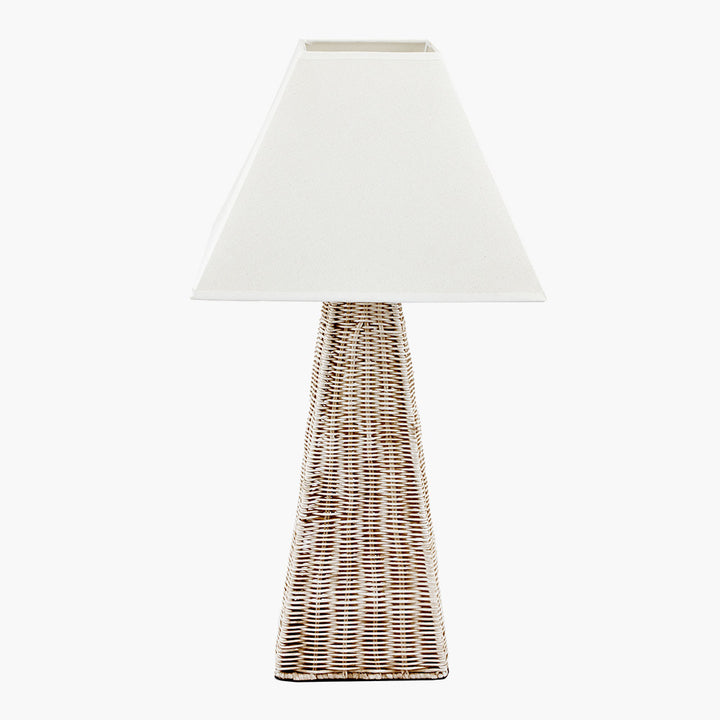 Seacomb Rattan Pyramid Table Lamp Base