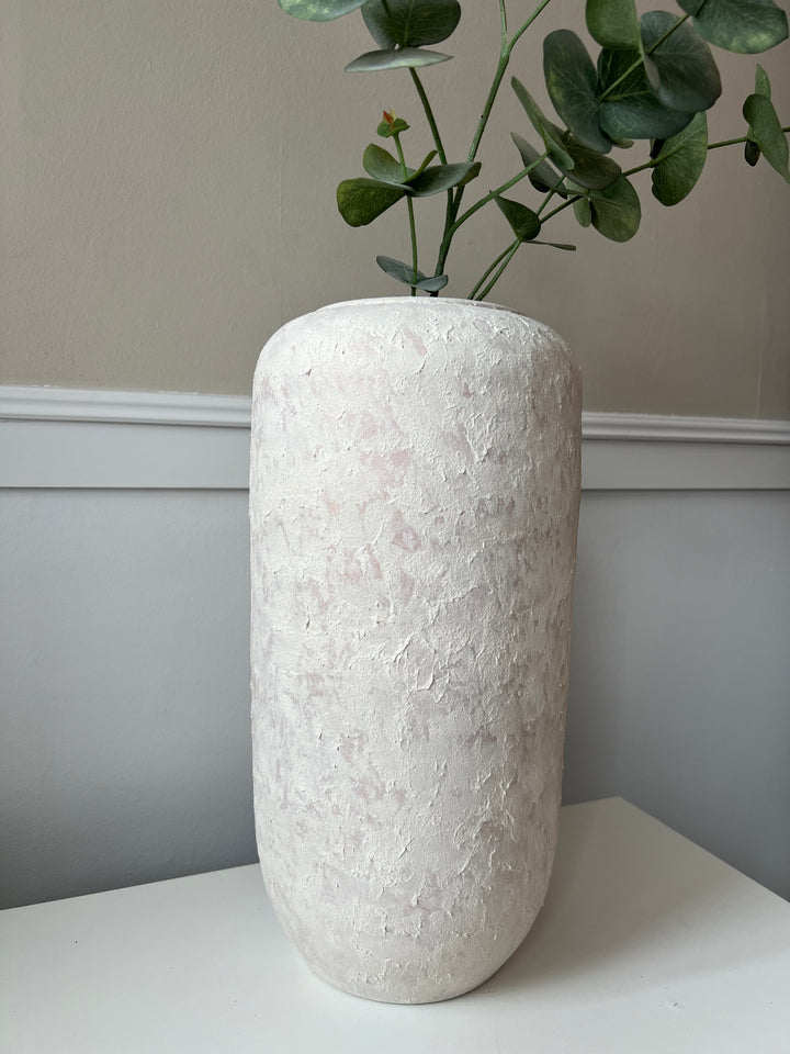 40cm Beige and Gold Vase