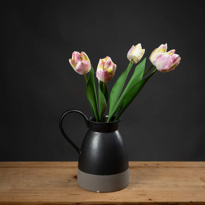 Tulips | Pink & Green x 6 stems