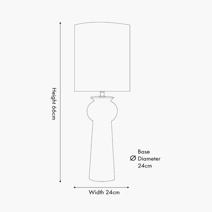 Sloane Black Contemporary Ceramic Table Lamp