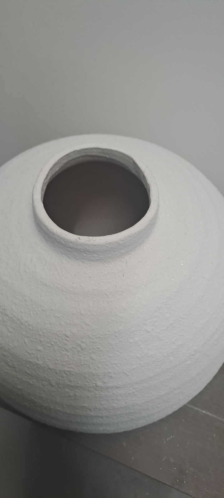 Kylie White matt vase