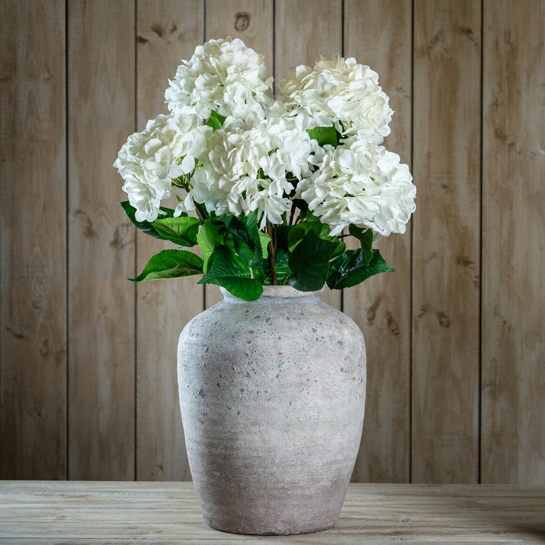 Single White Hydrangea 70cm