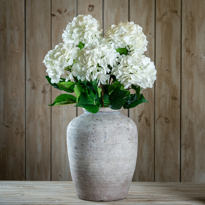 Single White Hydrangea 70cm