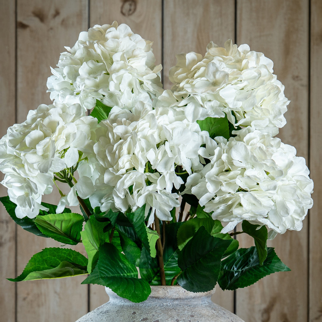Single White Hydrangea 70cm