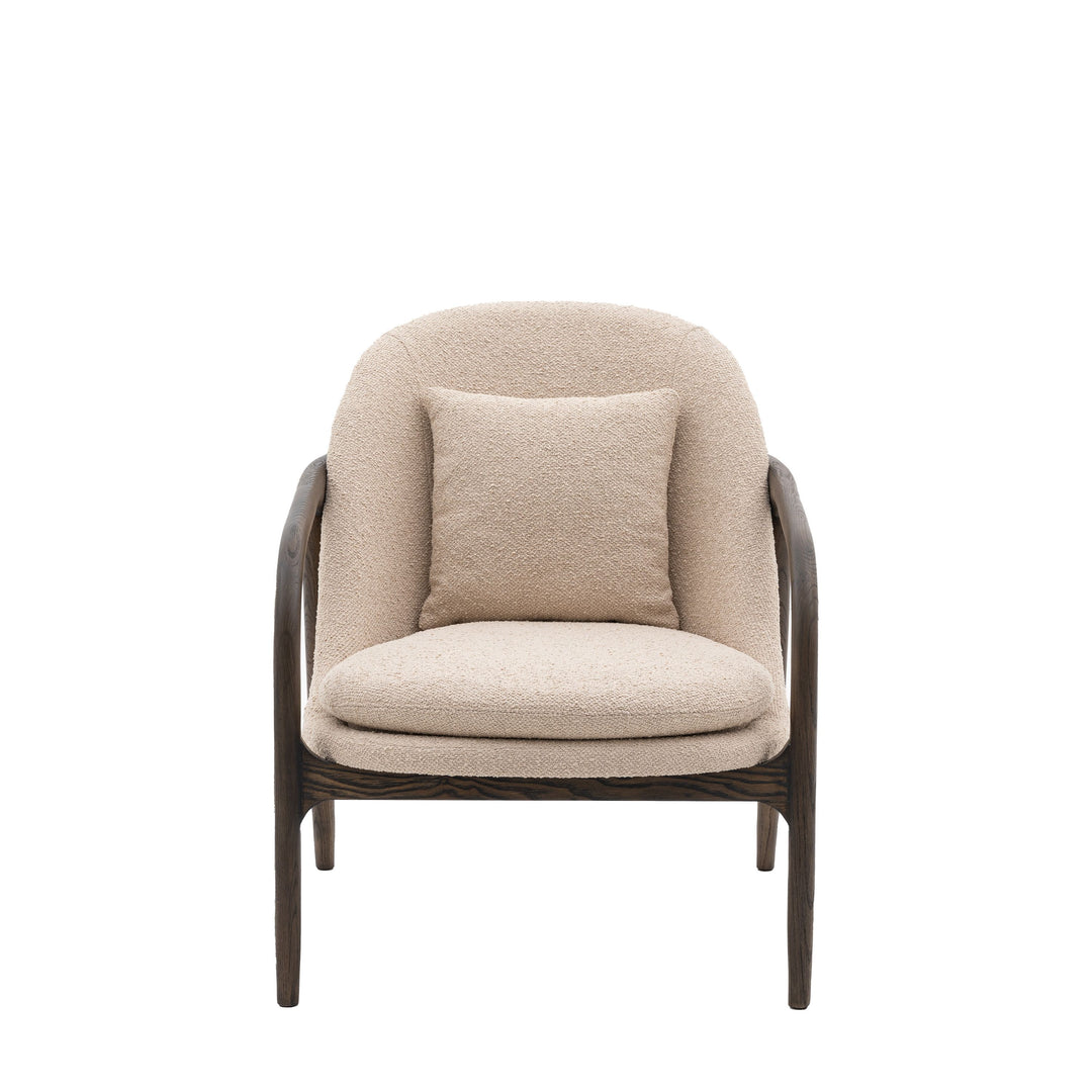 Alegra Taupe Armchair