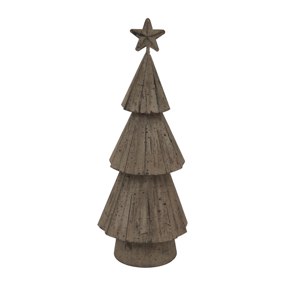 Rustic Bough Tree With Star/ 23cm