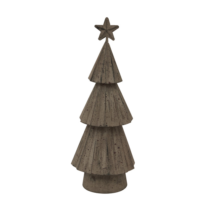 Rustic Bough Tree With Star/ 23cm