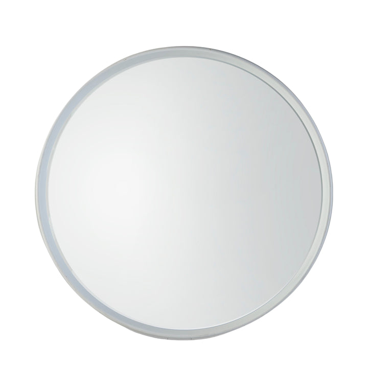 Harvey White Round Mirror