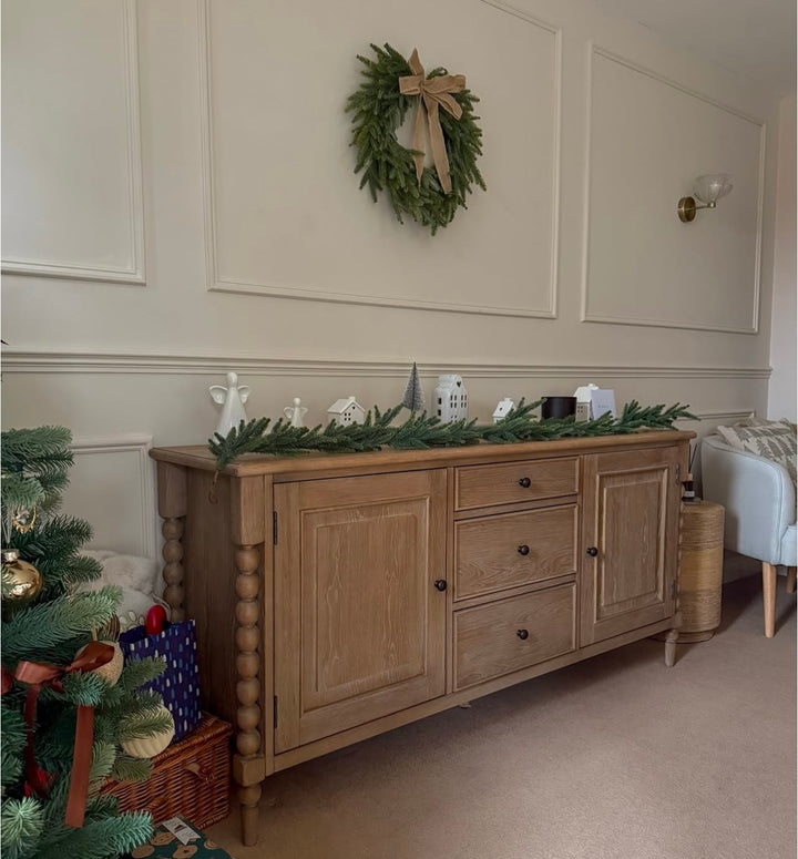 Artisan Oak Bobbin 2 Door 3 Drawer Sideboard